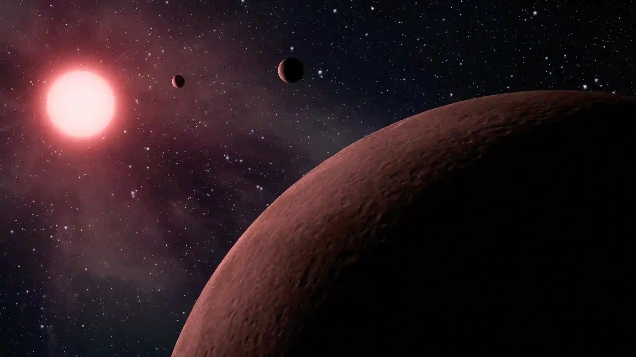 Picture of planets from outer space